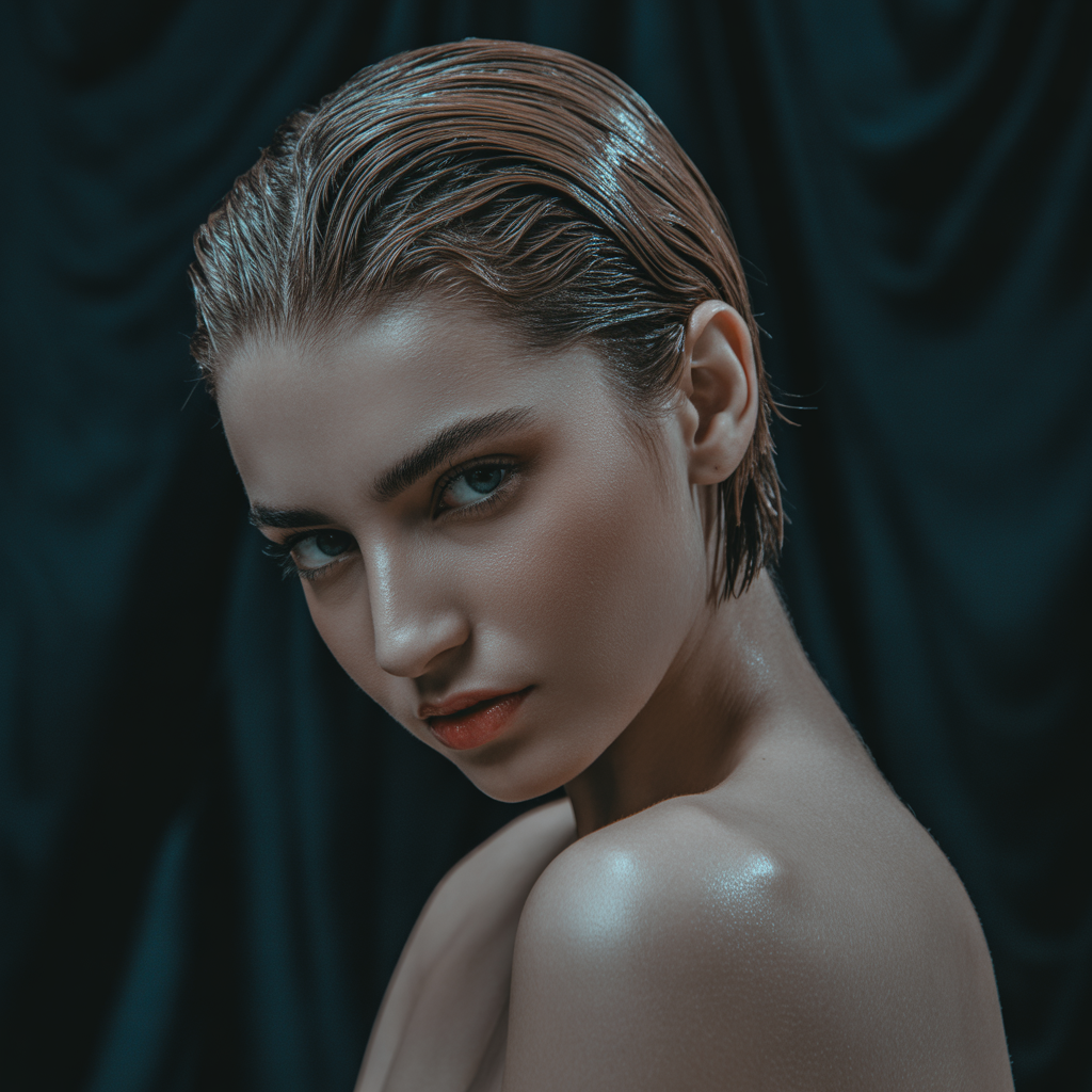 17 Unique Hairstyles for Short Hair: Fresh & Trendy Ideas to Transform Your Look 15 The Wet Look on Short Hair