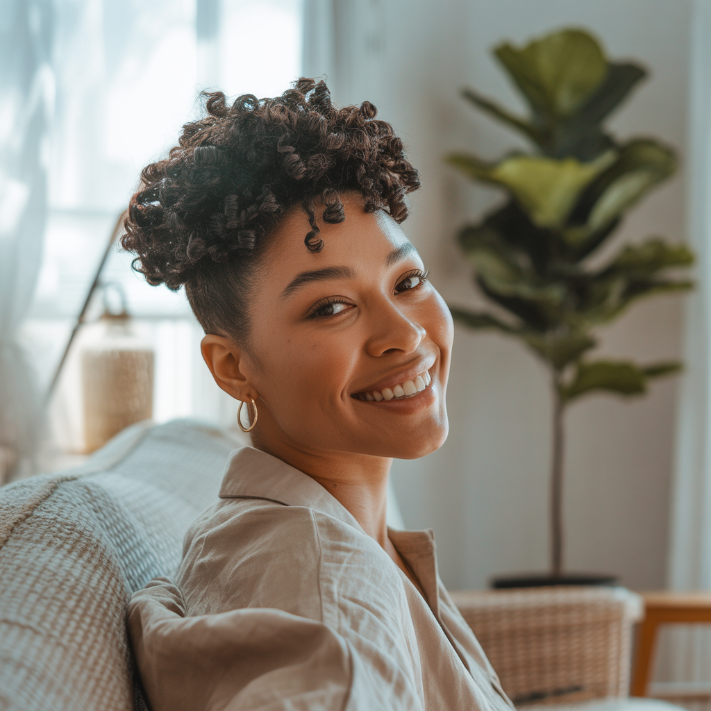 17 Unique Hairstyles for Short Hair: Fresh & Trendy Ideas to Transform Your Look 5 Curly Crop for Natural Texture