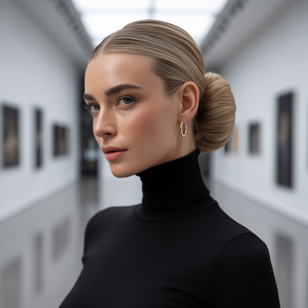 Old Money Blonde Hairstyles: 20 Elegant Ideas That Never Go Out of Style 8 Blonde Slicked-Back Bun