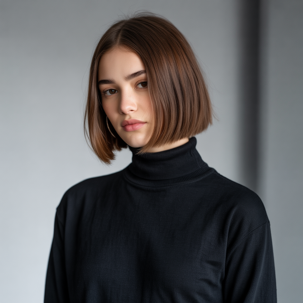 15 Best Trendy Summer Haircuts for Short, Medium, Long Hair 8 Blunt Medium Cut