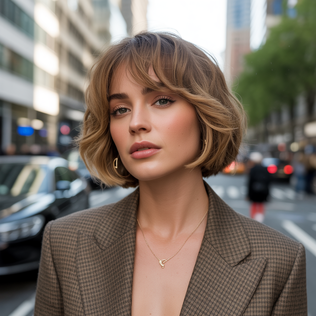 Bob with Wispy Bangs