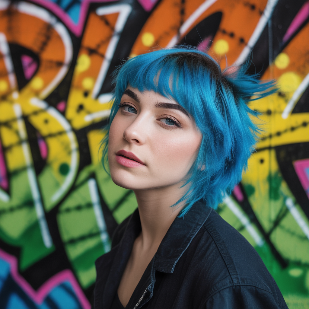 20 Ideas About Spring Hair Color Trends to Transform Your Style 14 Bold Blue