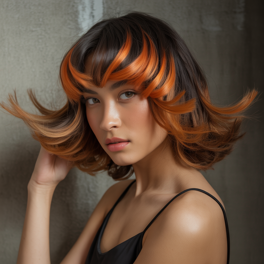 18 Stunning Butterfly Haircut Looks to Boost Volume Instantly 14 Bold Butterfly Cut with Color
