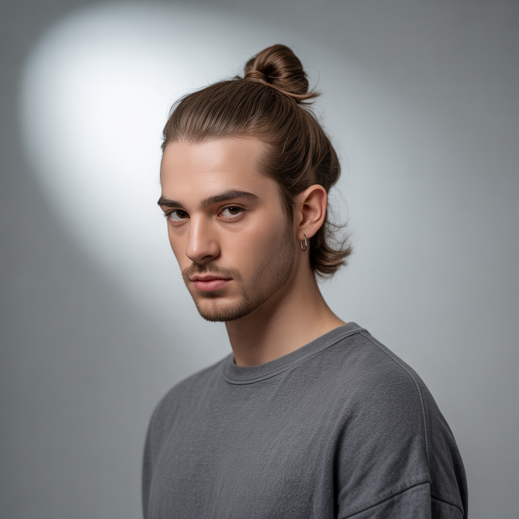 15 Boyfriend Hair Ideas for Every Occasion 14 Boyfriend Bun or Tie-Back