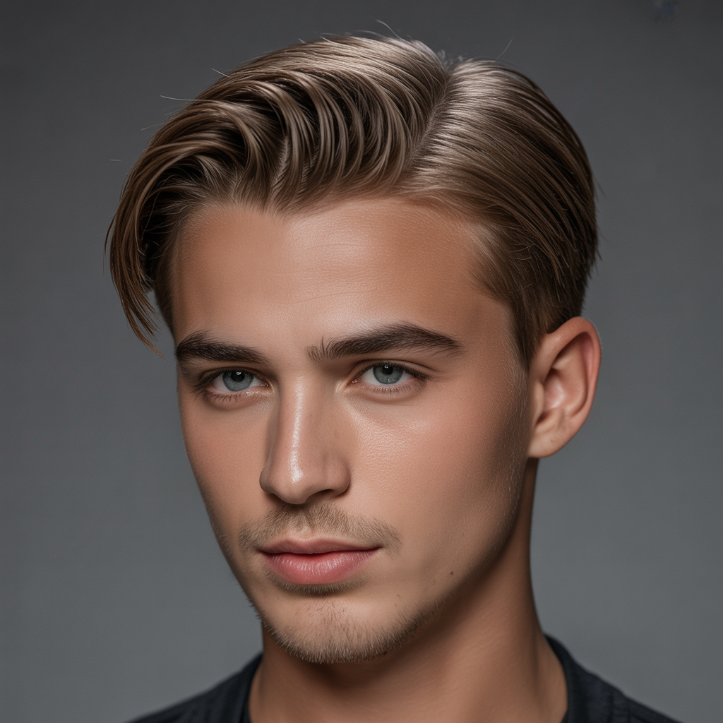 18 Best Stylish Short Flow Haircut Men Looks to Inspire 7 Brushed-Back Flow