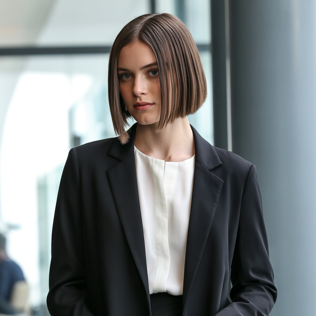 18 Stunning Butterfly Haircut Looks to Boost Volume Instantly 17 Butterfly Cut with Sleek Finish