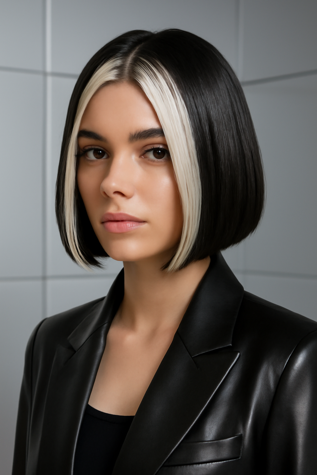 13 Streaky Highlights Hairstyle: Bold & Trendy Hair Color Ideas 7 Platinum Streaks for High Contrast