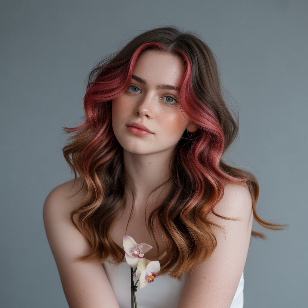 18 Ideas About Bold Cherry Bomb Hairstyles to Rock with Confidence 2 Cherry Balayage Waves