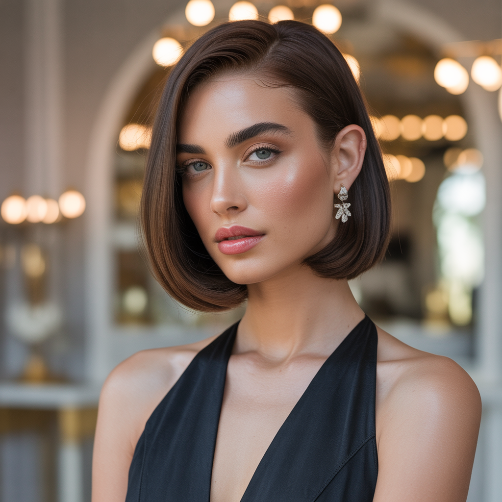 18 Elegant Old Money Bob Styles for Women 4 Chin-Length Old Money Bob