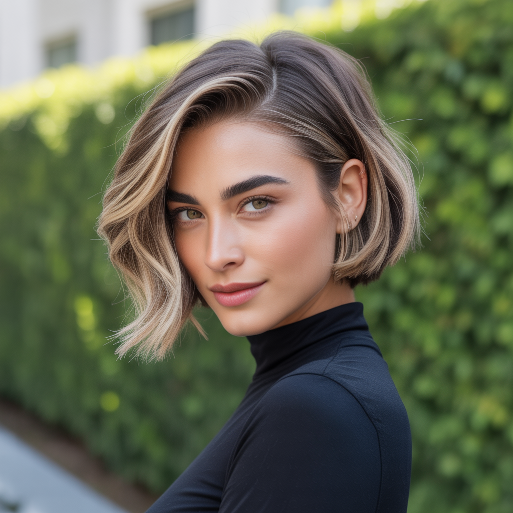Choppy Bob Hairstyles: 20 Bold Ideas to Inspire Your Next Cut 16 Choppy Bob with Side Part
