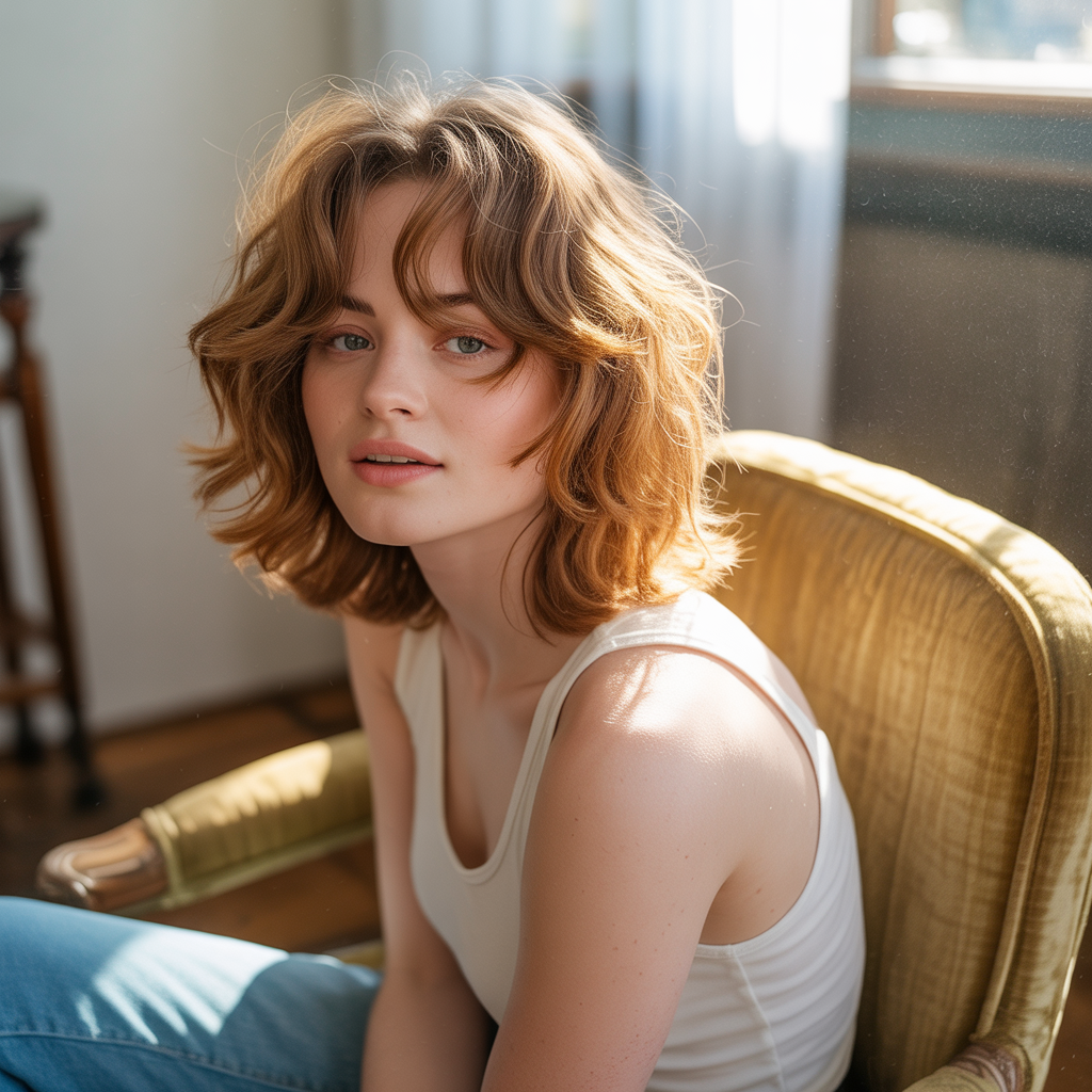 15 Best Mom Cut Ideas for Stylish Low-Maintenance Hair 10 Choppy Shoulder Cut