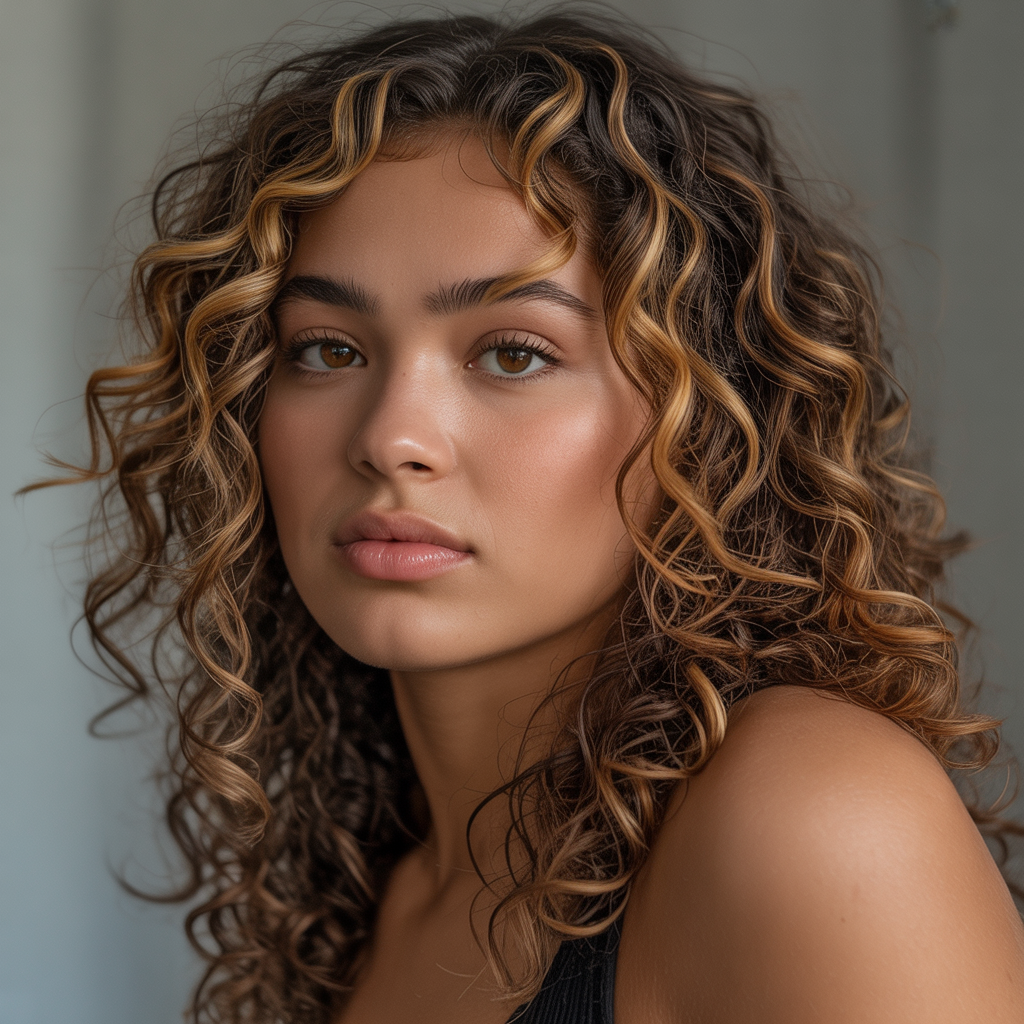 15 Best Chunky Highlights Hairstyles Guide for Bold Contrast 11 Chunky Highlights on Curly Hair