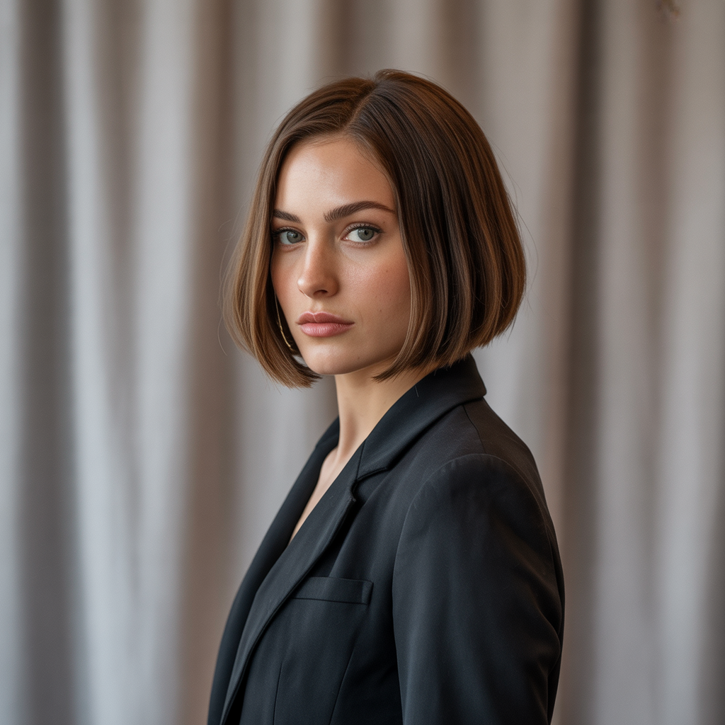 15 Best Mom Cut Ideas for Stylish Low-Maintenance Hair 1 Classic Bob