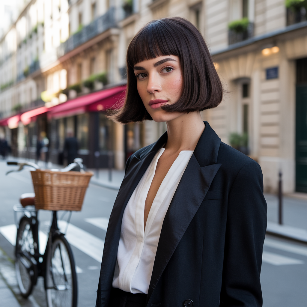 18 Best Hairstyle Ideas That Never Go Out of Style 11 Classic French Bob with Bangs