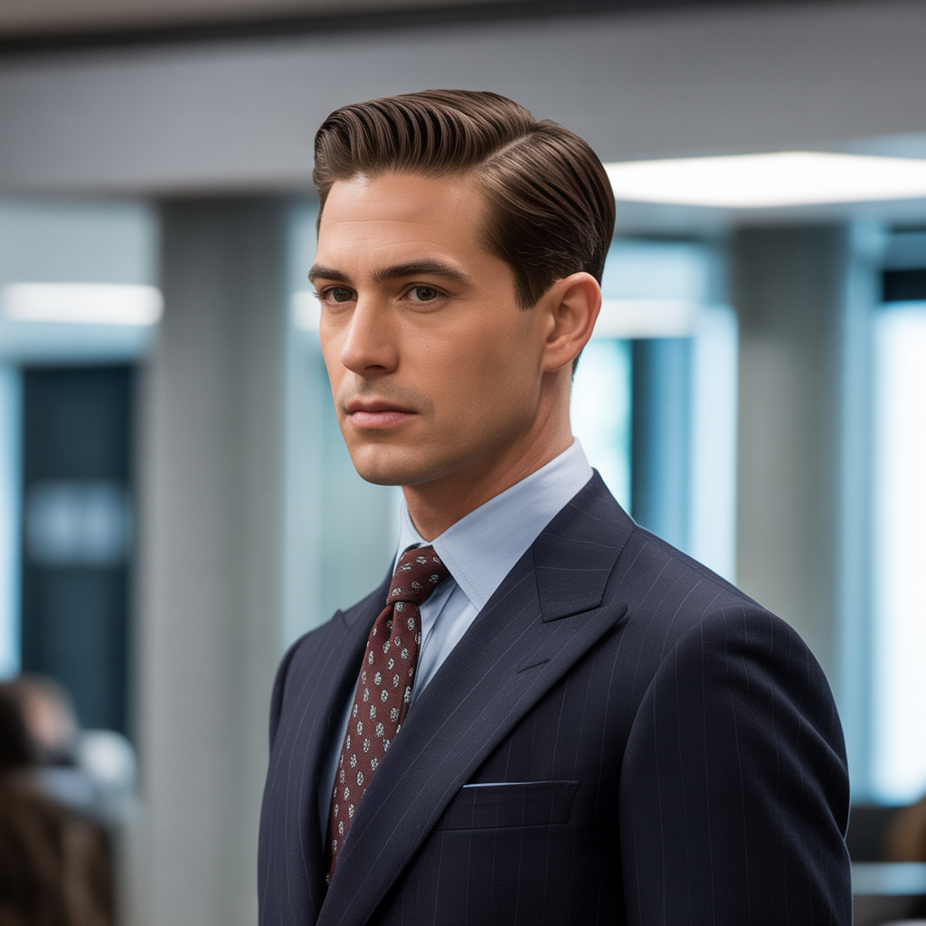Classic Side Part for Timeless Elegance