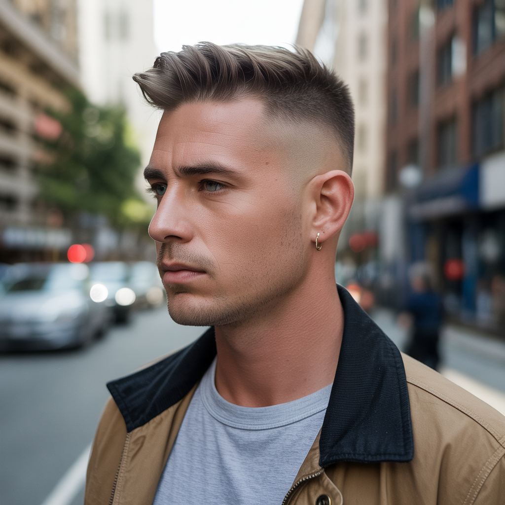Classic Subtle Mullet for Men