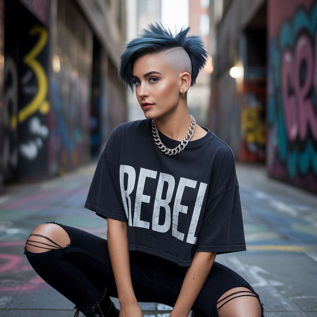 20 Ideas About Very Short Hairstyles for Bold and Modern Looks 18 Cropped Mohawk