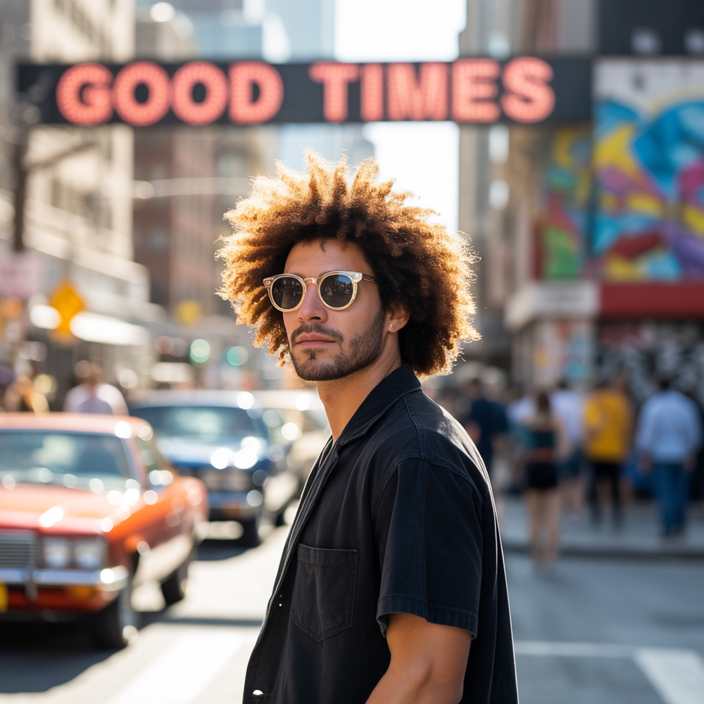 Curly Afro