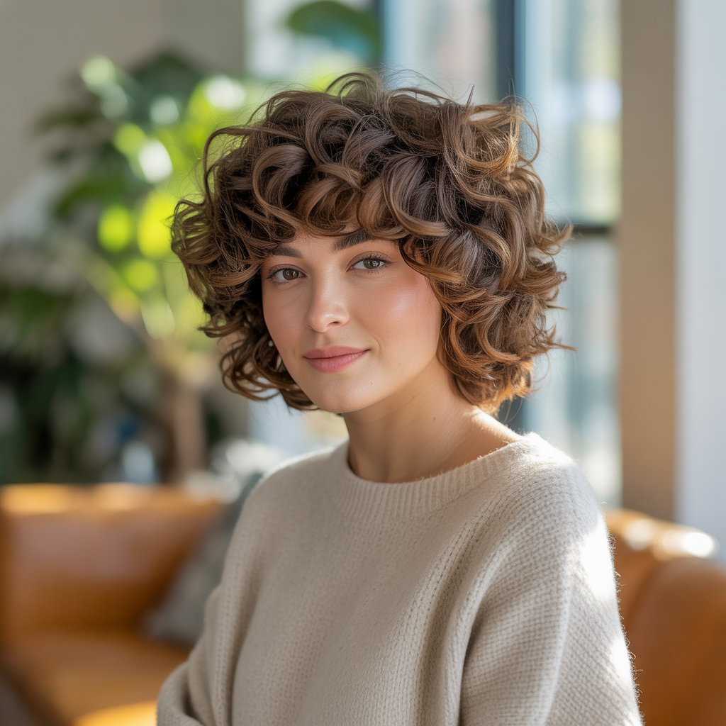 18 Stunning Butterfly Haircut Looks to Boost Volume Instantly 9 Curly Butterfly Cut
