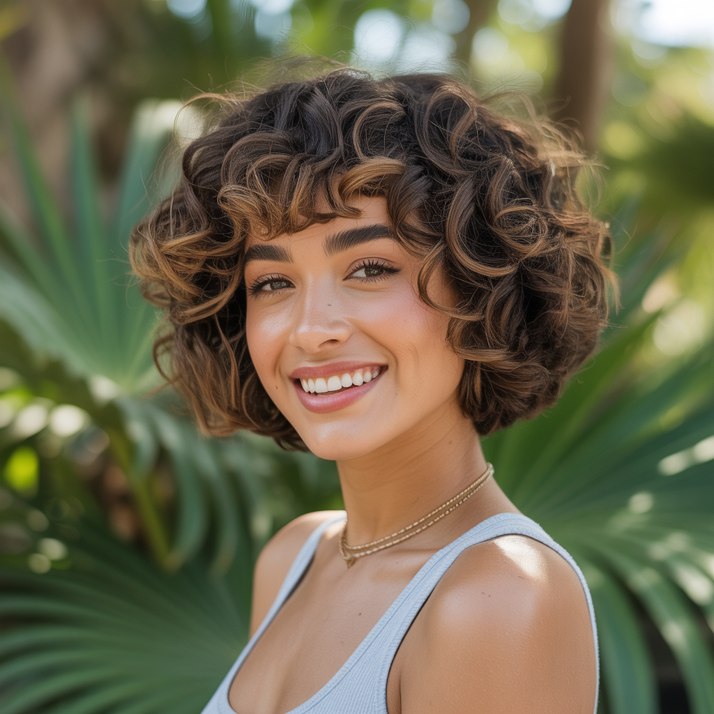 Choppy Bob Hairstyles: 20 Bold Ideas to Inspire Your Next Cut 11 Curly Choppy Bob
