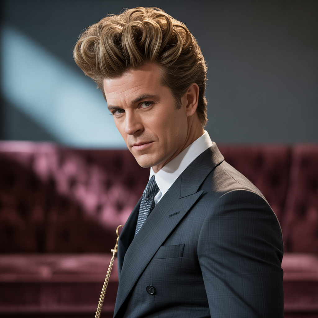 Curly Pompadour