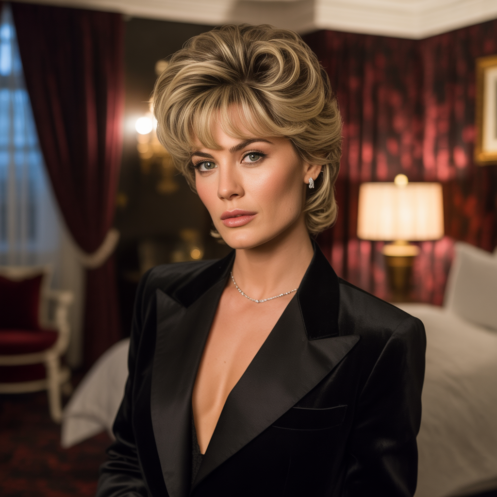 Mob Wife Hairstyles: 20 Bold Ideas to Channel Fierce Glamour 18 Feathered Layers with Volume