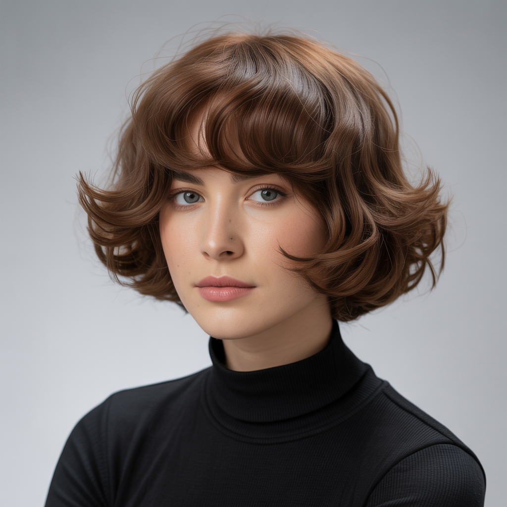 Fluffy Bob Haircuts