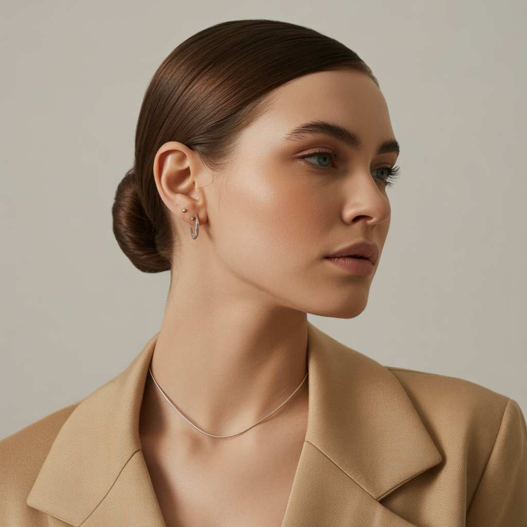 15 Timeless Old Money Brunette Hairstyles for Women 4 French Twist with Modern Minimalism