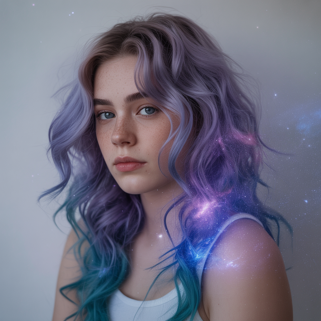 20 Bold Hair Dye Ideas for a Stunning Makeover 8 Galaxy Hair
