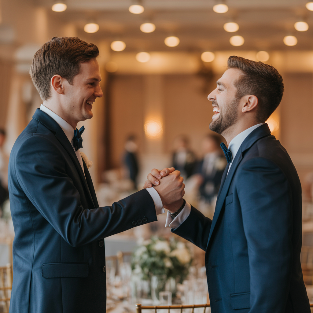 20 Beautiful Getting Ready Wedding Photos to Inspire 15 Groom with His Best Man