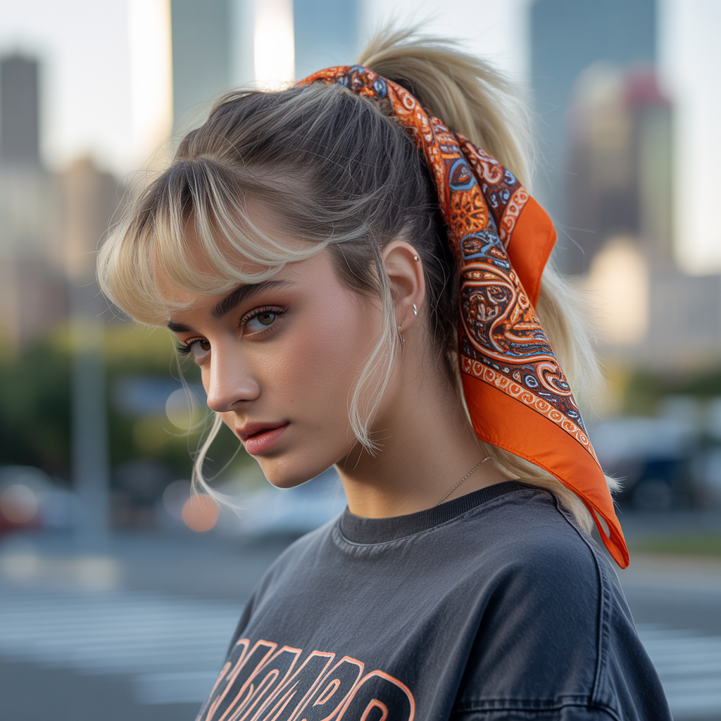90s Hairstyle Fine Hair Ideas for Retro Chic Looks 18 Hair Wraps and Scarves