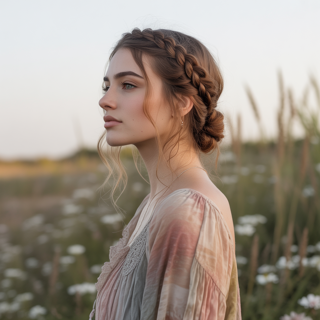 15 Stylish Rope Braid Hairstyles That Instantly Transform Your Look 4 Half-Up Rope Braid