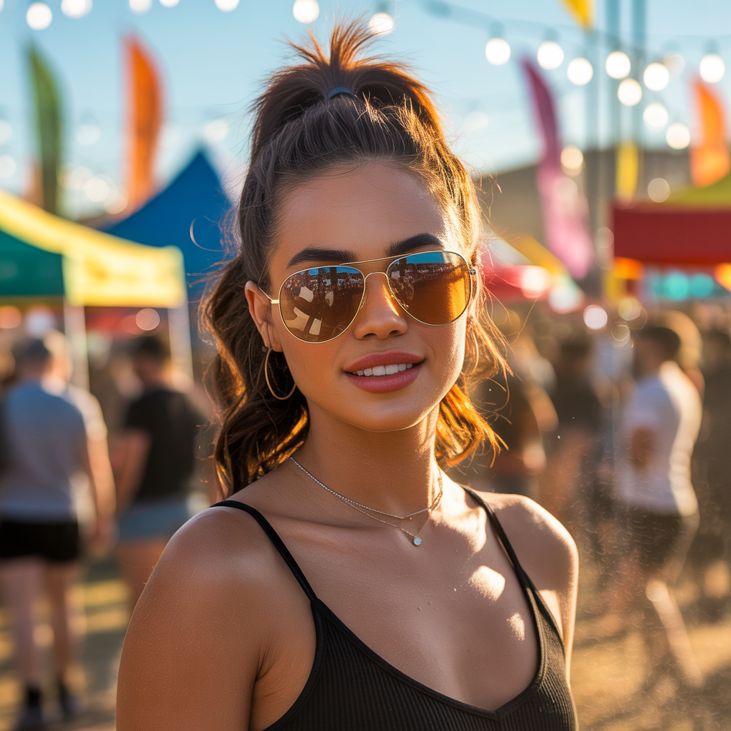 18 Best Trending Coachella Hairstyles for Bold Festival Vibes 17 High Ponytail