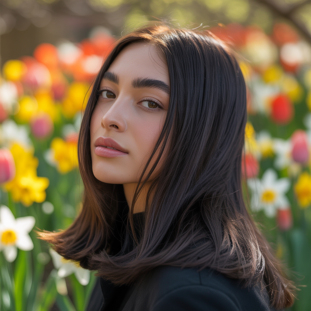 20 Ideas About Spring Hair Color Trends to Transform Your Style 18 Jet Black with Shine