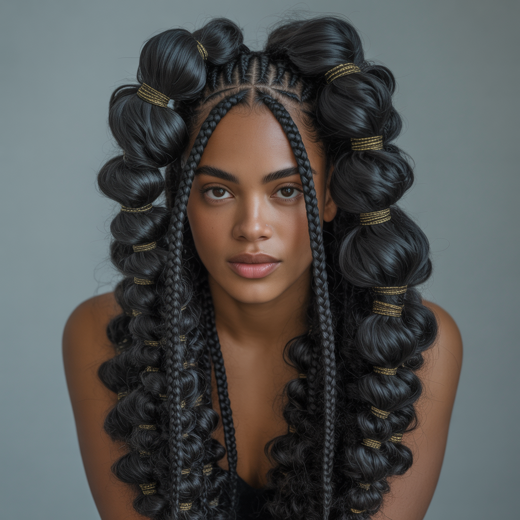 Explore 15 Ideas About Majestic Options for Goddess Cornrows That Elevate Your Look 4 Jumbo Goddess Cornrows