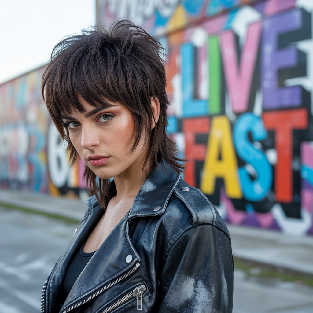 15 Trendy Grunge Hairstyles for Women with Rock-Chic Flair 15 Layered Wolf Cut