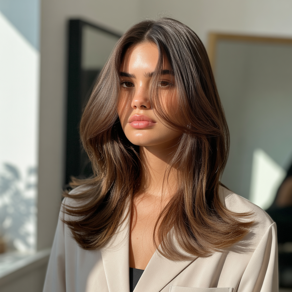 Long Layers with Subtle Texture