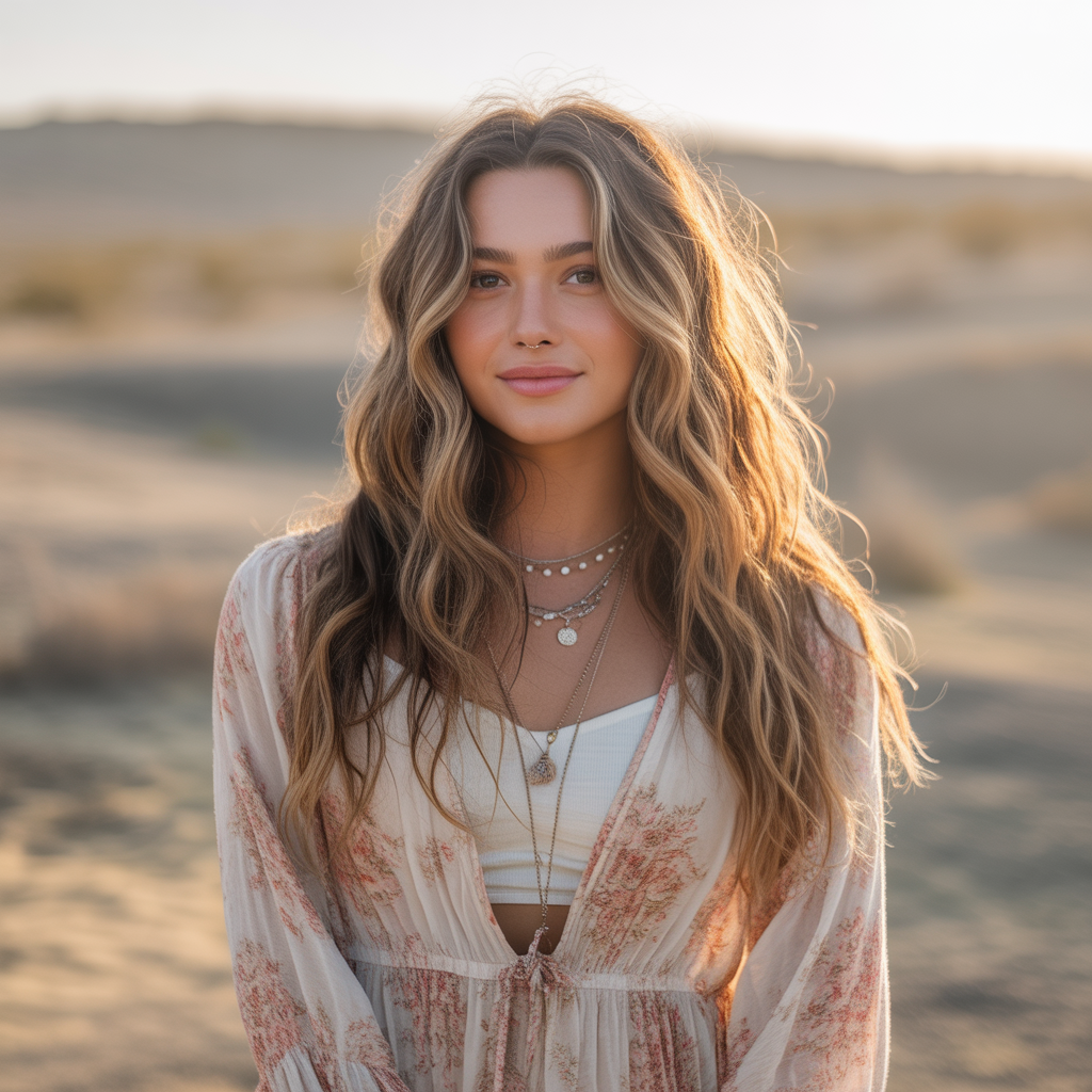 18 Best Trending Coachella Hairstyles for Bold Festival Vibes 3 Loose Beach Waves