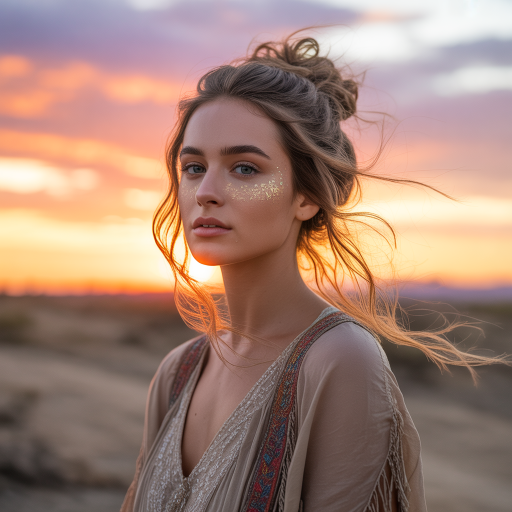 18 Best Trending Coachella Hairstyles for Bold Festival Vibes 14 Messy Bun