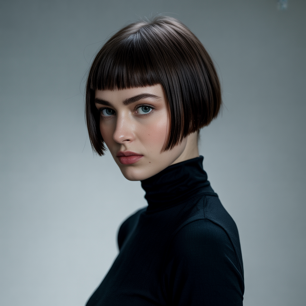 20 Ideas About Very Short Hairstyles for Bold and Modern Looks 4 Micro Bob with Blunt Ends
