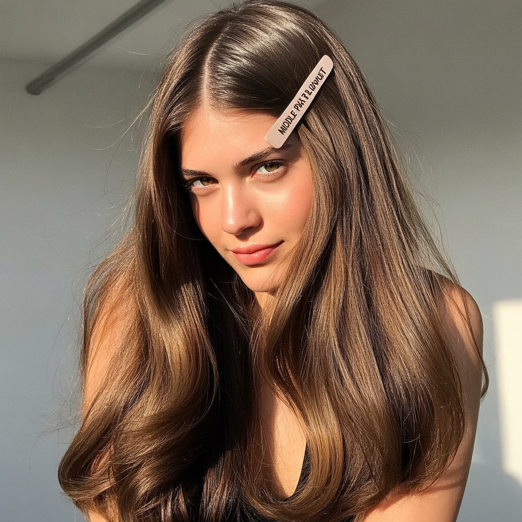 90s Blowout: The Iconic Hairstyle Making a Modern Comeback 2 Middle Part Blowout