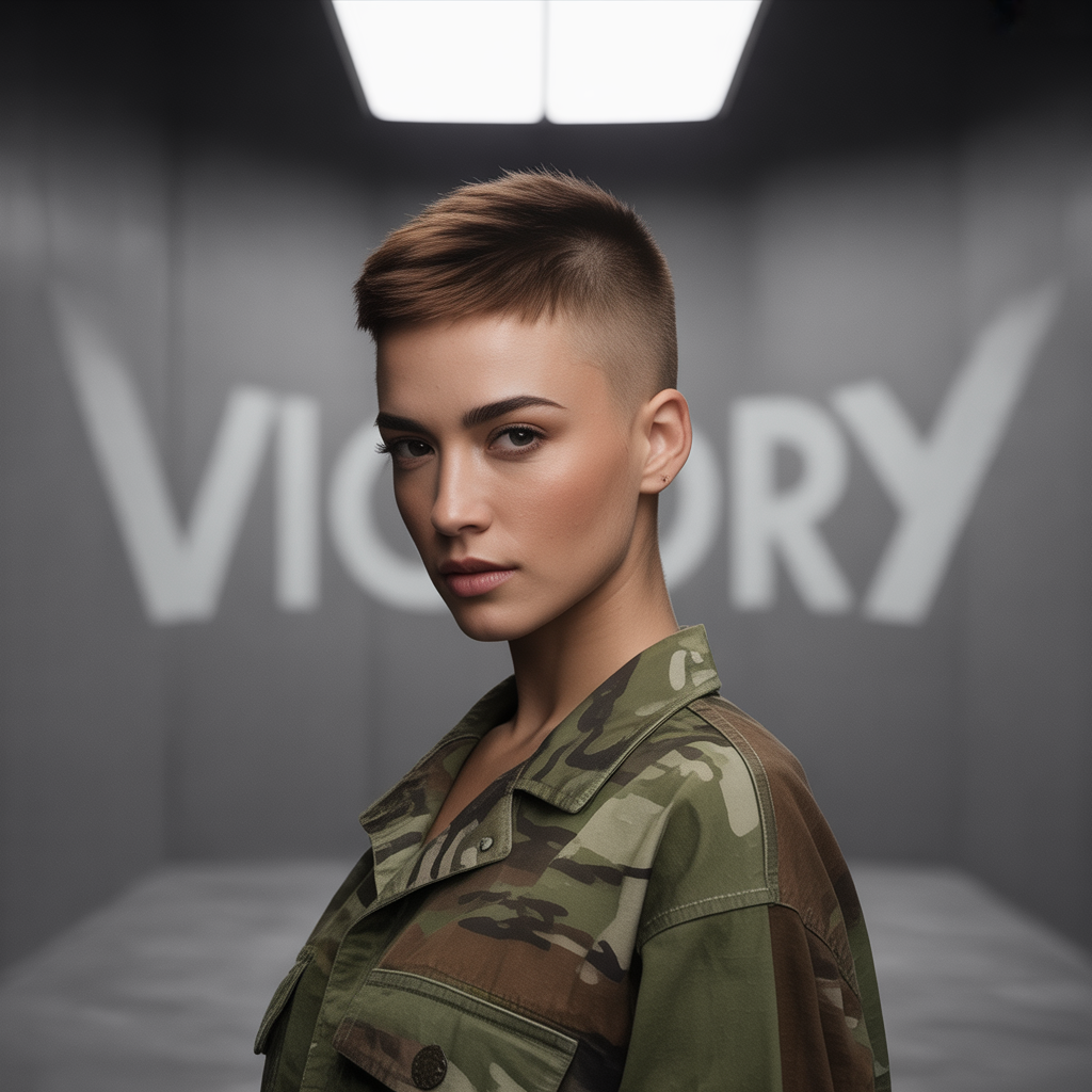 20 Ideas About Very Short Hairstyles for Bold and Modern Looks 20 Military-Inspired Crew Cut