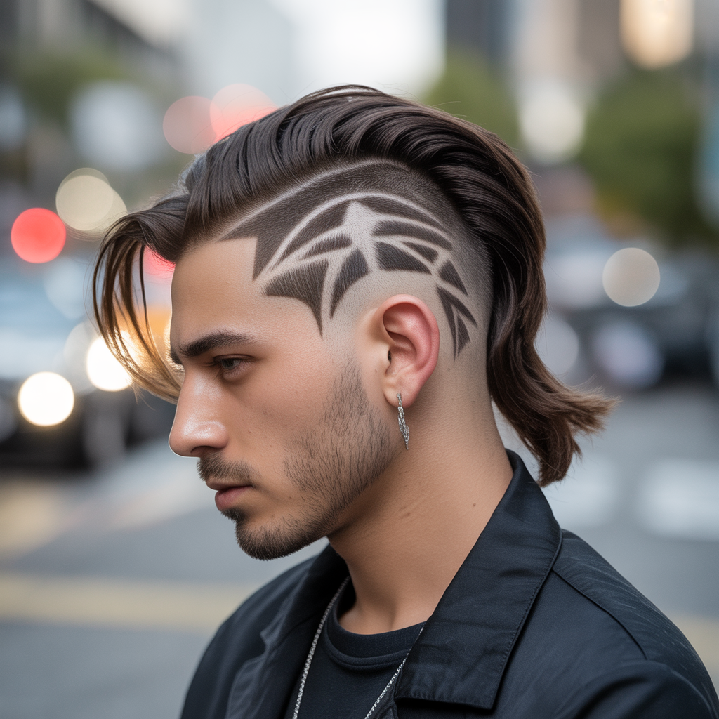 18 Ideas about Best Modern Mullet Hairstyles Men to Try Now 12 Modern Mullet with Designs