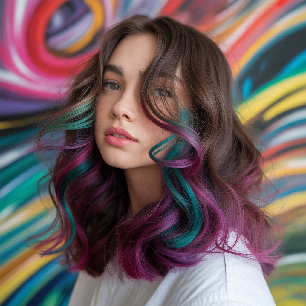 20 Bold Hair Dye Ideas for a Stunning Makeover 19 Multidimensional Bold Highlights