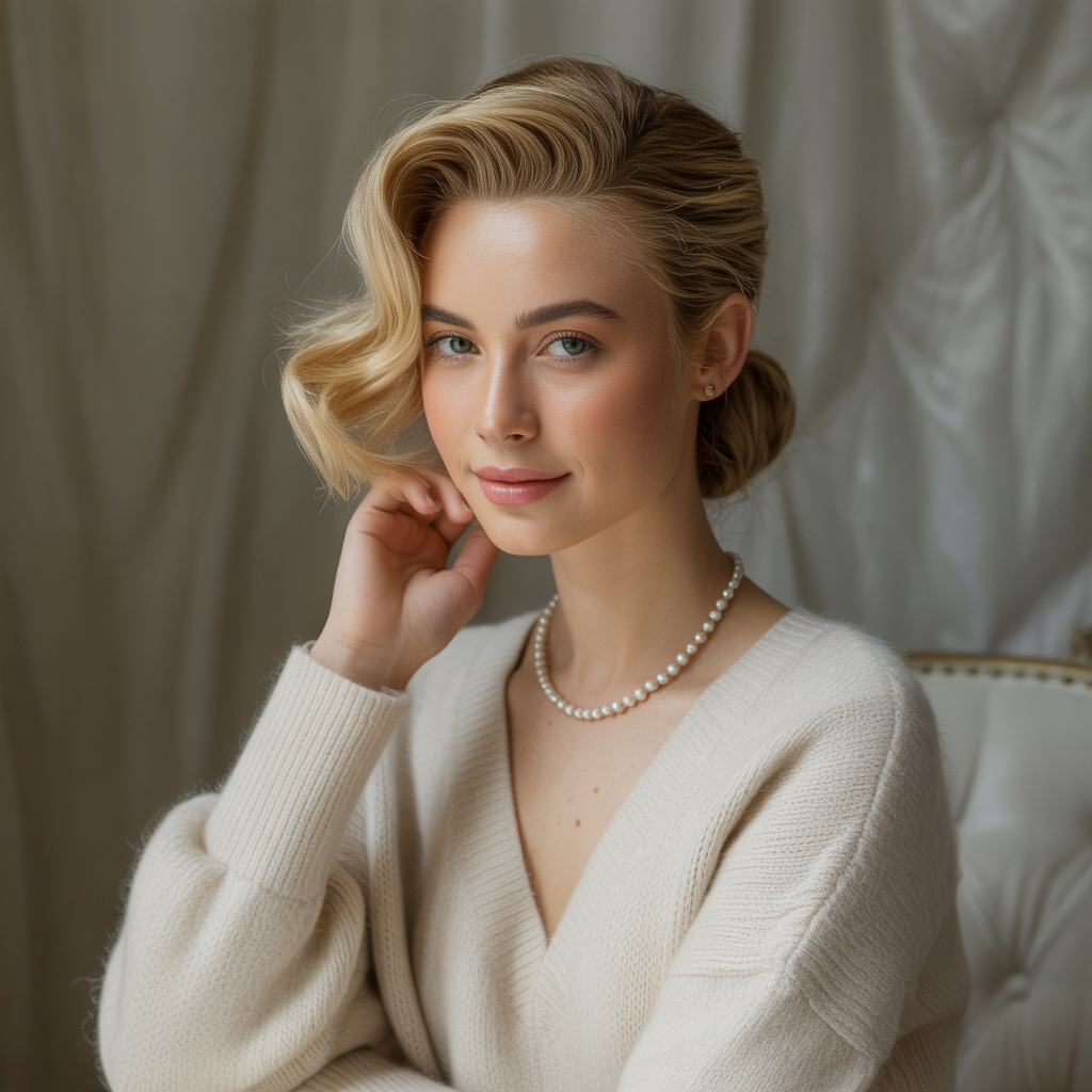 Old Money Blonde Hairstyles: 20 Elegant Ideas That Never Go Out of Style 6 Old Money Blonde Half-Up Hairstyle