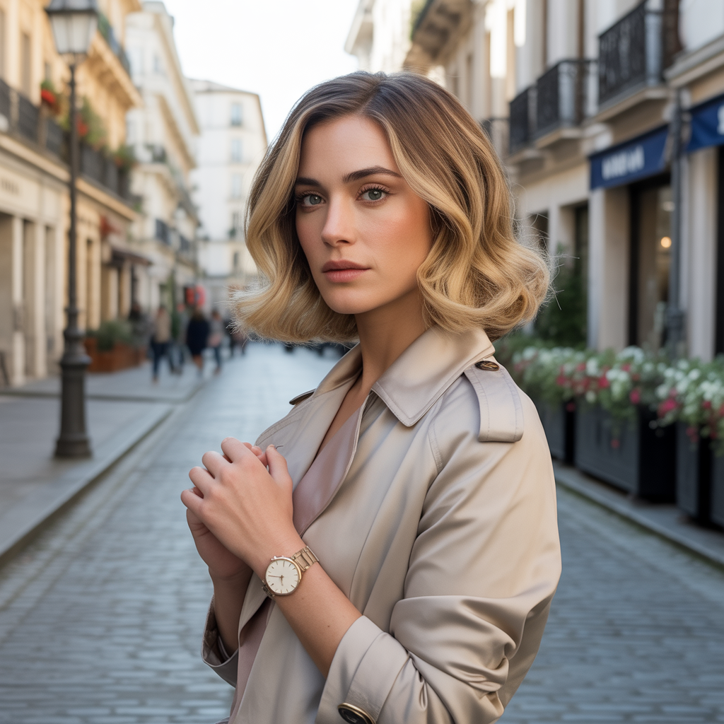 18 Elegant Old Money Bob Styles for Women 14 Old Money Bob with Balayage Highlights