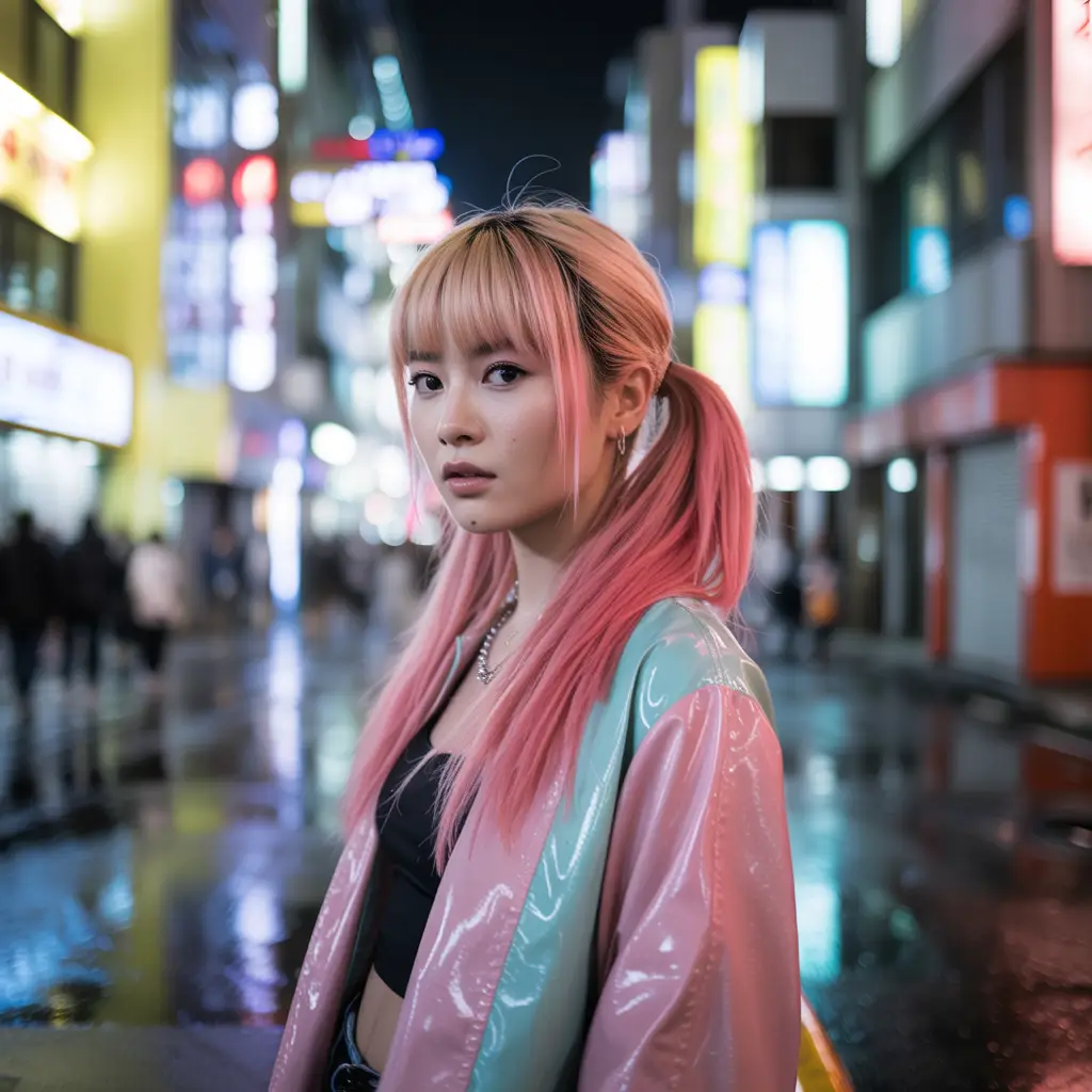 Pink Ponytail