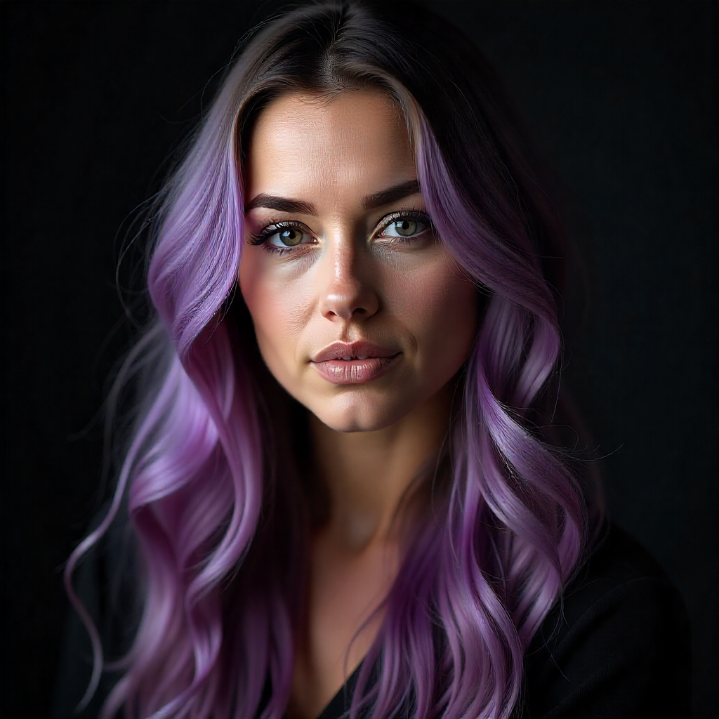 15 Best Hairstyles Purple Hair for Bold & Chic Style 7 Purple Balayage