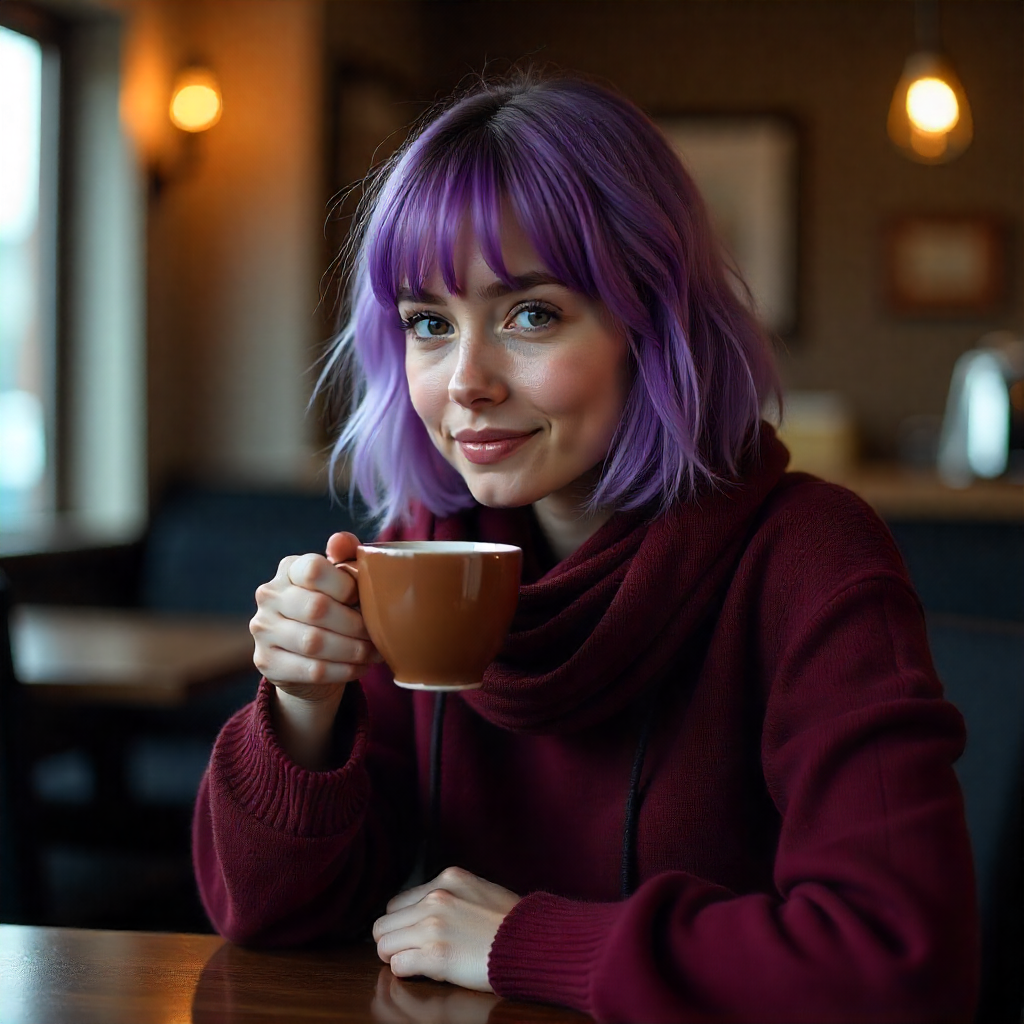 15 Best Hairstyles Purple Hair for Bold & Chic Style 3 Purple Bob