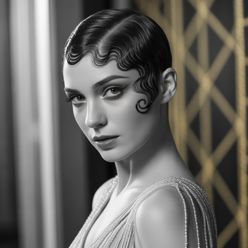 20 Ideas About Very Short Hairstyles for Bold and Modern Looks 17 Retro Finger Waves